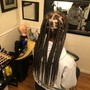 Braid down wig install