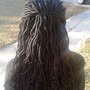 8 Feed-In Cornrows/ Large Feed-in cornrow Ponytail