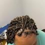 Under the wig Cornrows