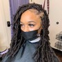 Partial Crochet ( twist, box braids, faux locs )