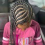 Kid's lemonade braids