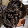 Prom Makeup Application, Updo