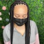 Box braid retouch