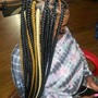 Medium Fulani Braids (2 bundles of 100% human hair)