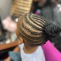 Kid's Braids no added hair 1-11 years old