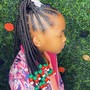 Kids boho knotless  Plaits