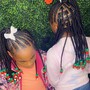 Kids boho knotless  Plaits