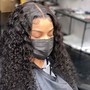 NATURAL HAIR BLOW OUT- (no relaxer)