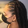 Ponytail with extension