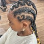 Kid's Braids(hair added) 5-10yrs old