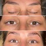 Eyebrow Lamination with Wax and Trim