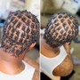 Men Natural Braids/Two Strands