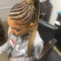 Touch up braids 2 rows all the way around