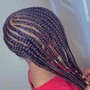 6 stitch braids w/heart