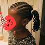 Kid's Cornrow Mediun Braids