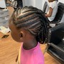 Kid's knotless braids