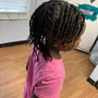 Kids braids with beads