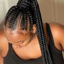 Large knotless plaits