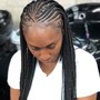 Small knotless plaits