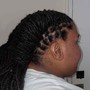 (With deposit) Knotless Braids (small)