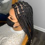 Braiding hair mix