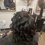 Virgin Relaxer(base to ends)/Basic Styling/ Haircut