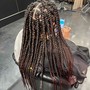 Large Box Braids(mid-back)