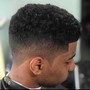 Afro Taper w/ Black Out