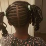 Kid's Cornrow Mediun Braids