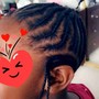 Kid's Cornrow Mediun Braids