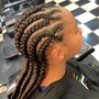 Little Girls Feedin Braids