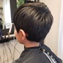 Kid's Mid-length Haircut Under 12yo