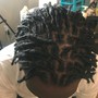 Invisible loc Twist (added hair provided)