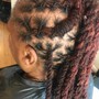 Fulani knotless flip over (hair included)