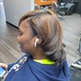 Weave sew-in pre-track