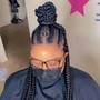 Small design cornrows added