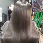 Keratin Silkening Treatment on natural hair