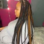 Feed in braids + sew in