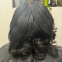 Hair Cut with carving designs