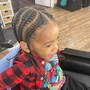 Kid's Braids(hair added) 5-10yrs old