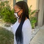 Goddess box braids small