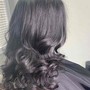 Relaxed Hair Shampoo and Style