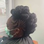 Natural Updo Style