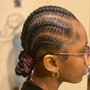 Cornrows/feed-ins  (French Braids)