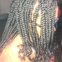 Senegalese Twist with added on hair