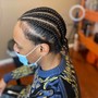 Men Top Cornrows (Fades)