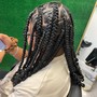 Knotless braids