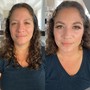 Root Touch Up, Women's Cut,partial highlights