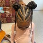 Kid's Straight Back Braids