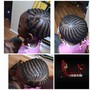 Box braid bob